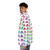 Partyparrot Conga Party Puffer Jacket featuring a vibrant parrot design - men side left