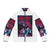 Kung Fury Retro 80s Puffer Jacket with Graphic Design
