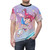 Shimmering anime girl t-shirt featuring a design inspired by Hoshina Hikaru from the Star Twinkle Precure anime series. - men front