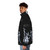 Medieval plague doctor puffer jacket with gothic and pandemic inspired design - men side left