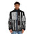 Alternate American flag puffer jacket with motherland design - men front