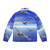 Dragonfly puffer jacket with fantasy and abstract design - Back