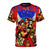 Boricua Boxing Kings graphic t-shirt design featuring Puerto Rican boxing icons and imagery