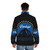 Paralegal Puffer Jacket with Paralegal and Legal Profession Design - men back