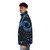 New Zealand Maori Paua Tattoo Koru Design Puffer Jacket - men side left