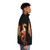 Dragon Puffer Jacket - Featuring a Majestic Dragon Design - men side right