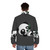 Panda Legendary Animals Puffer Jacket - Vibrant and Whimsical Animal Art Design - men back