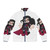 Dracula Puffer Jacket with classic horror movie graphics