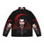 Dracula Castlevania puffer jacket with vampire and night creature design - Back