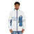 Pan Am puffer jacket with retro airline logo and branding - men front