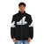 Stylish puffer jacket featuring the iconic Pan Am logo and branding - men front