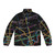 Puffer jacket featuring a rotated map of the Toronto transit system for 2030
