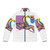 Down the Rabbit Hole Puffer Jacket featuring Alice in Wonderland inspired designs