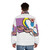 Down the Rabbit Hole Puffer Jacket featuring Alice in Wonderland inspired designs - men back