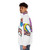 Down the Rabbit Hole Puffer Jacket featuring Alice in Wonderland inspired designs - men side left