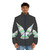 Dove Legendary Animals Puffer Jacket - Colorful Puffer Jacket with Dove and Legendary Animal Designs - men front