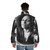 Pam Grier Foxy Brown Inspired Black Puffer Jacket - men back