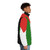 Horizontal Palestinian flag puffer jacket for solidarity and freedom - men side right