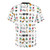 Vibrant t-shirt design featuring a collection of hobby-themed stickers and icons. - Back