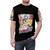 Anime-inspired chibi design t-shirt featuring characters from the series "Bocchi The Rock" - men front