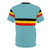 Retro-style Belgian cycling-themed t-shirt with icons and symbols - Back