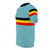 Retro-style Belgian cycling-themed t-shirt with icons and symbols - men left