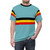 Retro-style Belgian cycling-themed t-shirt with icons and symbols - men front