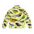 New World Warblers 2 puffer jacket featuring detailed bird illustrations by artist Scott Partridge - Back