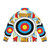 Paintball Stag Hen Do Puffer Jacket with Bullseye Target Design - Back