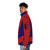 Spider-Man puffer jacket with glow-in-the-dark superhero costume design - men side left