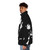 Tom Waits-inspired puffer jacket with retro music graphics - men side left