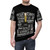 Dark t-shirt featuring a typography design of Dwight Schrute's memorable quotes from the sitcom "The Office" - men front