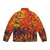 Tom Thomson Autumn Wood Puffer Jacket featuring colorful Canadian landscape inspired by the Group of Seven - Back