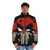 Deadpool Punishment By Chimichanga Puffer Jacket - men front