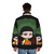 Doll on Squid Game Puffer Jacket featuring the iconic doll from Netflix's Squid Game - men back