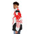 Marvel-inspired puffer jacket featuring Spider-Man 2099 design - men side left