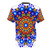 Vibrant circles and mandala pattern design on a t-shirt - Back