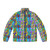 Pop Art Balloon Dogs Puffer Jacket featuring colorful balloon animal designs