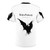 Monochrome graphic tee featuring Bela Lugosi's silhouette and Bauhaus band logo - Back