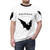 Monochrome graphic tee featuring Bela Lugosi's silhouette and Bauhaus band logo - men front