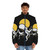 Octopus puffer jacket with Pieuvre Design graphic - men front