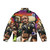 Puffer jacket with mural art design inspired by "To Live And Die in L.A." - Back