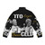 Tito Puente and Celia Cruz puffer jacket featuring iconic Latin music legends - Back