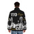 Tito Puente and Celia Cruz puffer jacket featuring iconic Latin music legends - men back