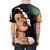 Blue Lady Design T-shirt featuring the artwork of Matthew Manard - men back