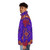 Aladdin 1992 Magic Carpet Puffer Jacket featuring the iconic flying carpet design from the Disney classic movie - men side left