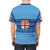 Fiji flag-inspired tribal masi tapa print t-shirt - men back