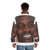 Akon wearing a stylish puffer jacket - men back
