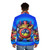 Time Wizard Puffer Jacket featuring Yugioh character design - men back