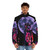 Akira Devilman Crybaby 90s Aesthetic Puffer Jacket, featuring anime-inspired design - men front